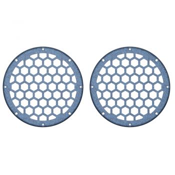 Advanblack x XBS Color Matched HEX 6.5'' Speaker Grills-Cosmic Blue Pearl