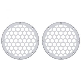 Advanblack x XBS Color Matched HEX 6.5'' Speaker Grills-Crushed Ice Pearl