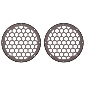 Advanblack x XBS Color Matched HEX 6.5'' Speaker Grills-Midnight Crimson