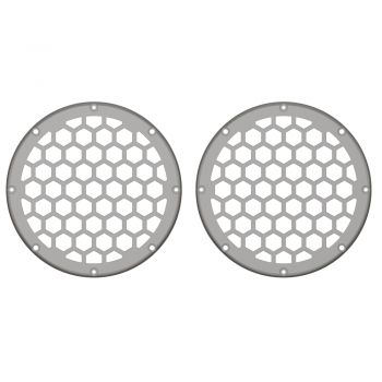 Advanblack x XBS Color Matched HEX 6.5'' Speaker Grills-Pewter Pearl