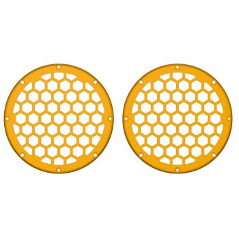 Advanblack x XBS Color Matched HEX 6.5'' Speaker Grills-Prospect Gold
