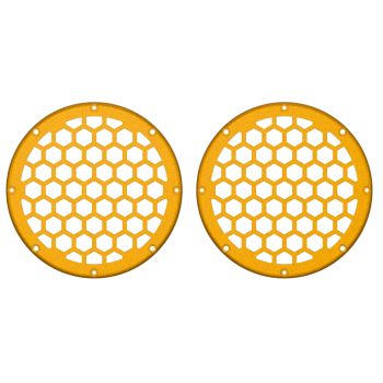 Advanblack x XBS Color Matched HEX 6.5'' Speaker Grills-Prospect Gold