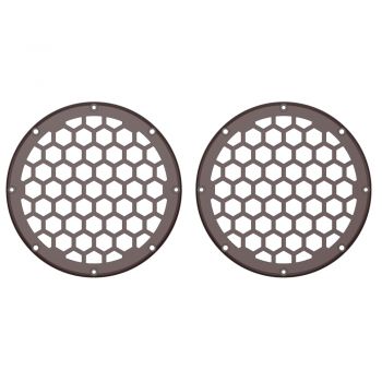 Advanblack x XBS Color Matched HEX 6.5'' Speaker Grills-Twisted Cherry