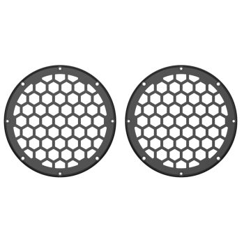 Advanblack x XBS Color Matched HEX 6.5'' Speaker Grills-Vivid Black