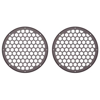 Advanblack x XBS Color Matched HEX 8'' Speaker Grills-Black Cherry