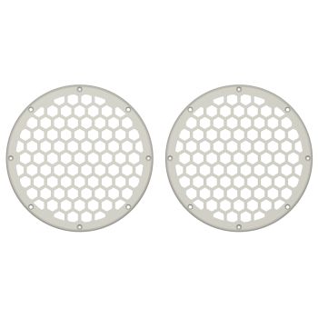 Advanblack x XBS Color Matched HEX 8'' Speaker Grills-Bonneville Salt Pearl