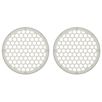 Advanblack x XBS Color Matched HEX 8'' Speaker Grills-Bonneville Salt Pearl