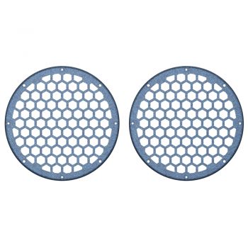 Advanblack x XBS Color Matched HEX 8'' Speaker Grills-Cosmic Blue Pearl