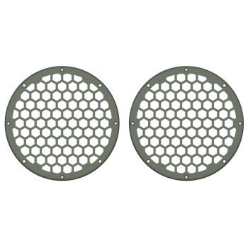 Advanblack x XBS Color Matched HEX 8'' Speaker Grills-Deadwood Green Denim