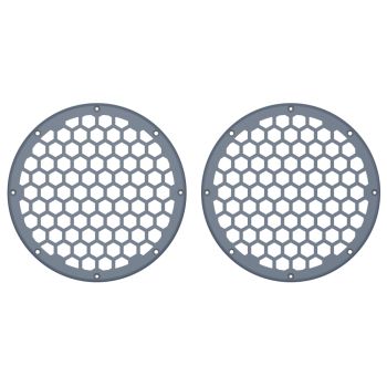 Advanblack x XBS Color Matched HEX 8'' Speaker Grills-Gunship Gray