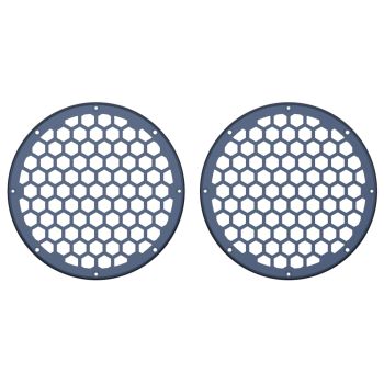 Advanblack x XBS Color Matched HEX 8'' Speaker Grills-Midnight Crimson