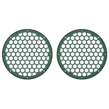 Advanblack x XBS Color Matched HEX 8'' Speaker Grills-Snake Venom