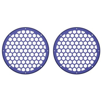 Advanblack x XBS Color Matched HEX 8'' Speaker Grills-Zephyr Blue