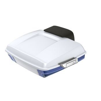 Advanblack Arctic Blast Razor Tour Pack Pak Luggage Trunk Pad For '97-'22 Harley Touring