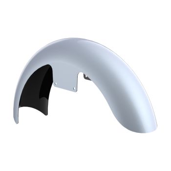 Atlas Silver Metallic 19" Wrapper Hugger Front Fender for harley 24up touring