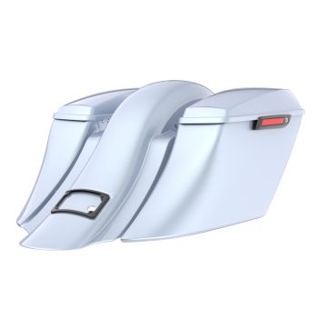Atlas Silver Metallic Bagger Boss Down and Out Bagger Kit Black Latch For '23-'25 Harley CVO & '24-'25 Street Glide Road Glide