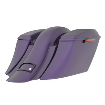 Purple Abyss Denim Bagger Boss Down and Out Bagger Kit Black Latch For '23-'25 Harley CVO & '24-'25 Street Glide Road Glide