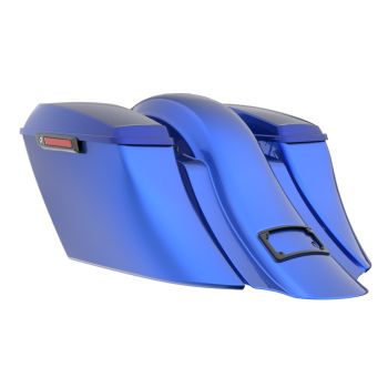 Aurora Blue Denim Bagger Boss Down and Out Bagger Kit Black Latch For '23-'25 Harley CVO & '24-'25 Street Glide Road Glide