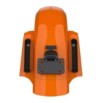 Advanblack Color Matched CVO Style Rear Fender For 2014-2021 Harley Davidson Touring Models-Baja Orange