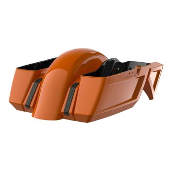 Baja Orange Holeshot Chopped Bagger Kit for '14-'23 Harley Touring
