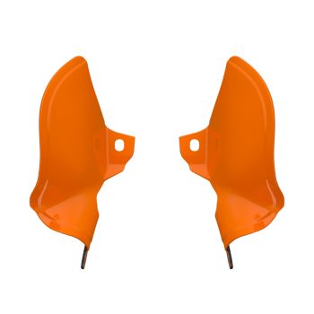 Baja Orange MID-FRAME AIR DEFLECTORS HEAT SHIELD FOR '18-'23 HARLEY SOFTAIL