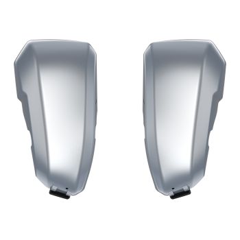 Barracuda Silver Lower Fairings for Harley 14-23 Harley Touring
