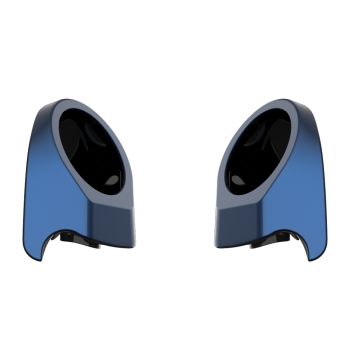 Big Blue Pearl 6.5 Inch Speaker Pods for Advanblack & Harley King Tour Pak