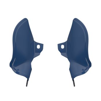 Billiard Blue MID-FRAME AIR DEFLECTORS HEAT SHIELD FOR '18-'23 HARLEY SOFTAIL