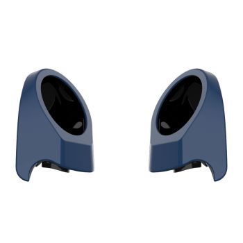 Billiard Blue 6.5 Inch Speaker Pods for Advanblack & Harley King Rear Tour Trunk Pack