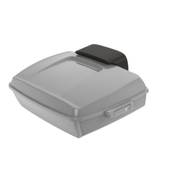 Billiard Gray Chopped Tour Pack Pad Luggage Trunk For '97-'23 Harley Touring 