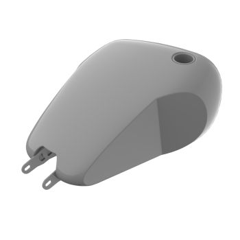 Billiard Gray HOLESHOT performance bagger style tank for M8 Softail Street Bob, Fat Bob