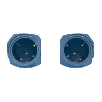 Billiard Teal 8inch Lower Fairings Speaker Pods  for Harley 24up Later Harley Touring