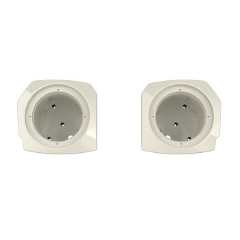 Birch White Lower Fairings 6.5inch Speaker Pods for Harley 24up Later Harley Touring