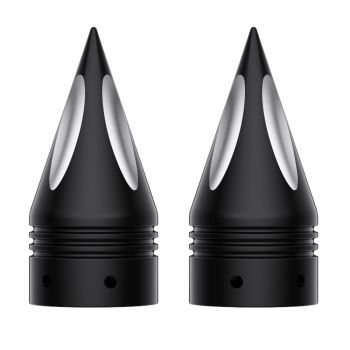 Spike axle covers harley top