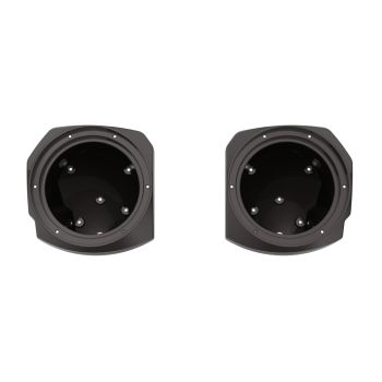 Black Jack Metallic 8inch Lower Fairings Speaker Pods  for Harley 24up Later Harley Touring