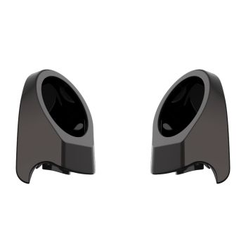 Black Jack Metallic 6.5 Inch Speaker Pods for Advanblack & Harley King Tour Pak