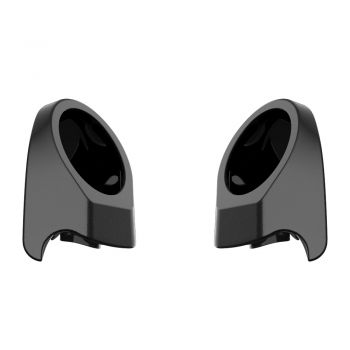 Black Quartz 6.5 Inch Speaker Pods for Advanblack & Harley King Tour Pak