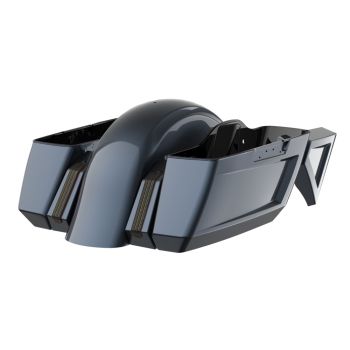 Black Tempest Holeshot Chopped Bagger Kit for '14-'23 Harley Touring