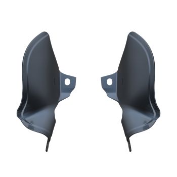 Black Tempest MID-FRAME AIR DEFLECTORS HEAT SHIELD FOR '18-'23 HARLEY SOFTAIL