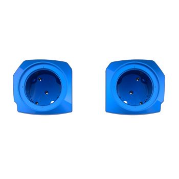 Blue Burst Lower Fairings 6.5inch Speaker Pods for Harley 24up Later Harley Touring
