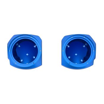 Blue Burst 8inch Lower Fairings Speaker Pods  for Harley 24up Later Harley Touring