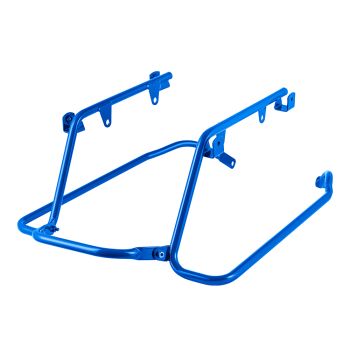 BLACK HARD SADDLEBAGS CONVERSION BRACKETS FOR M8 Harley Softail Fat Boy