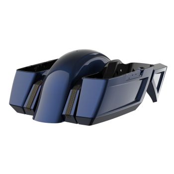 Blue Steel Holeshot Chopped Bagger Kit for '14-'23 Harley Touring