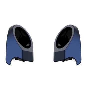 Blue Steel 6.5 Inch Speaker Pods for Advanblack & Harley King Tour Pak