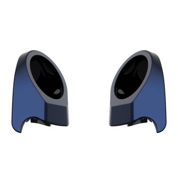 Blue Steel 6.5 Inch Speaker Pods for Advanblack & Harley King Tour Pak