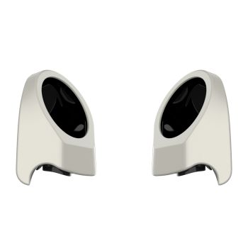 Bonneville Salt Pearl 6.5 Inch Speaker Pods for Advanblack & Harley King Tour Pak
