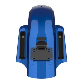 Advanblack Color Matched CVO Style Rear Fender For 2014-2021 Harley Davidson Touring Models-Bright Billiard Blue