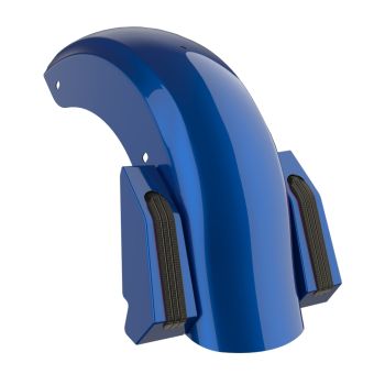 Bright Billiard Blue Holeshot Performance Rear Fender w/Smoke Led light For Harley Touring