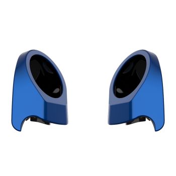 Bright Billiard Blue 6.5 Inch Speaker Pods for Advanblack & Harley King Tour Pak