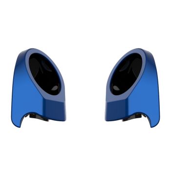 Bright Billiard Blue 6.5 Inch Speaker Pods for Advanblack & Harley King Tour Pak